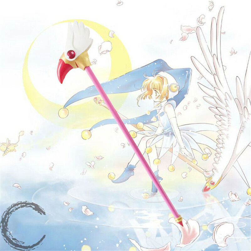 Card Captor Sakura KINOMOTOSAKURA Bird Head Magic Wand Stick Cosplay Props Gift 