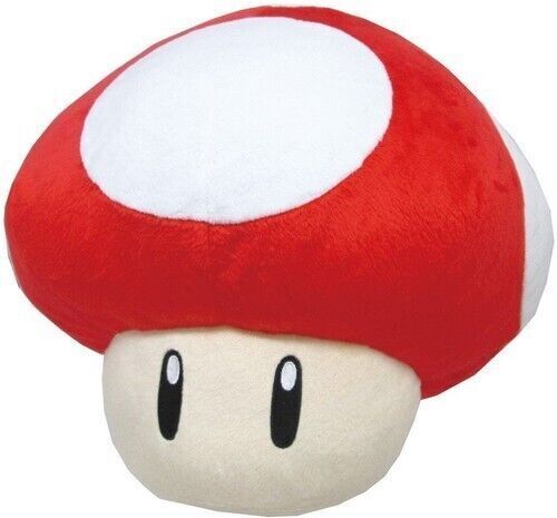 WB   Little Buddy Super Mario Bros. Super Mushroom Pillow Plush
