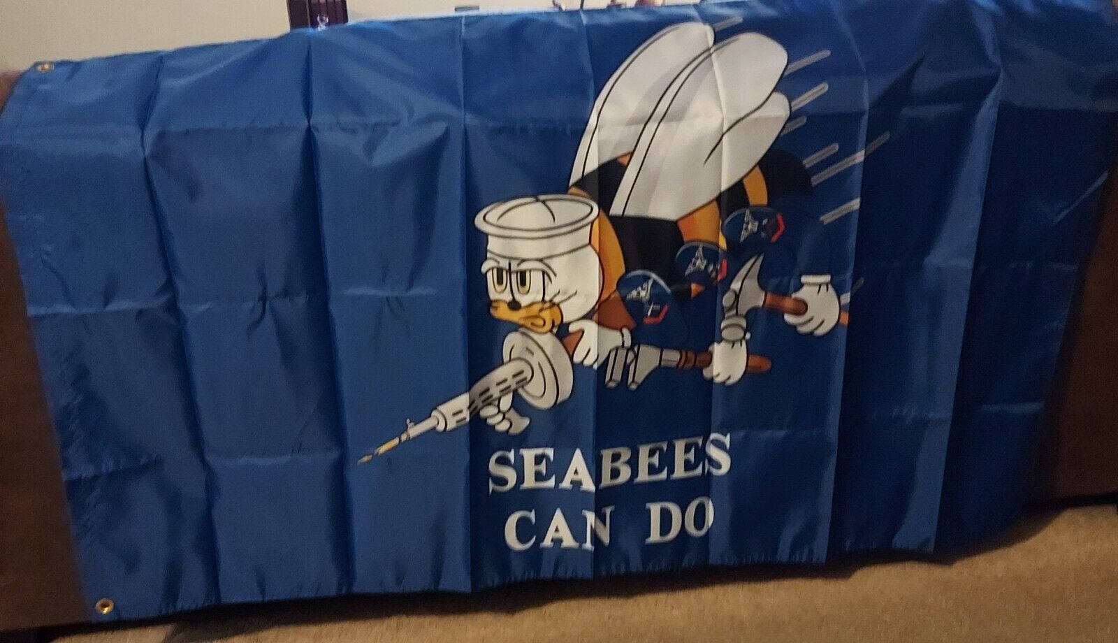Sea Bees Flag 3'x5' With Grommets