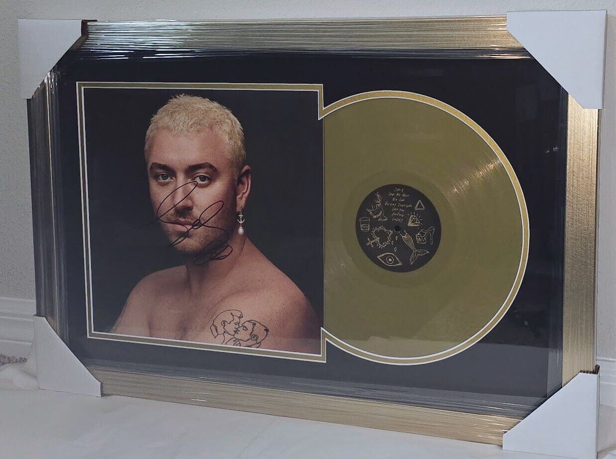 Sam Smith  Signed Gloria LP JSA Authenticated Gold  Limited edition