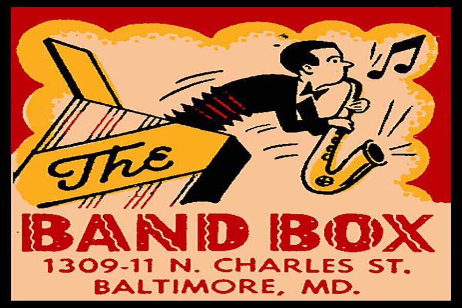 The Band Box Baltimore MD Fridge Magnet
