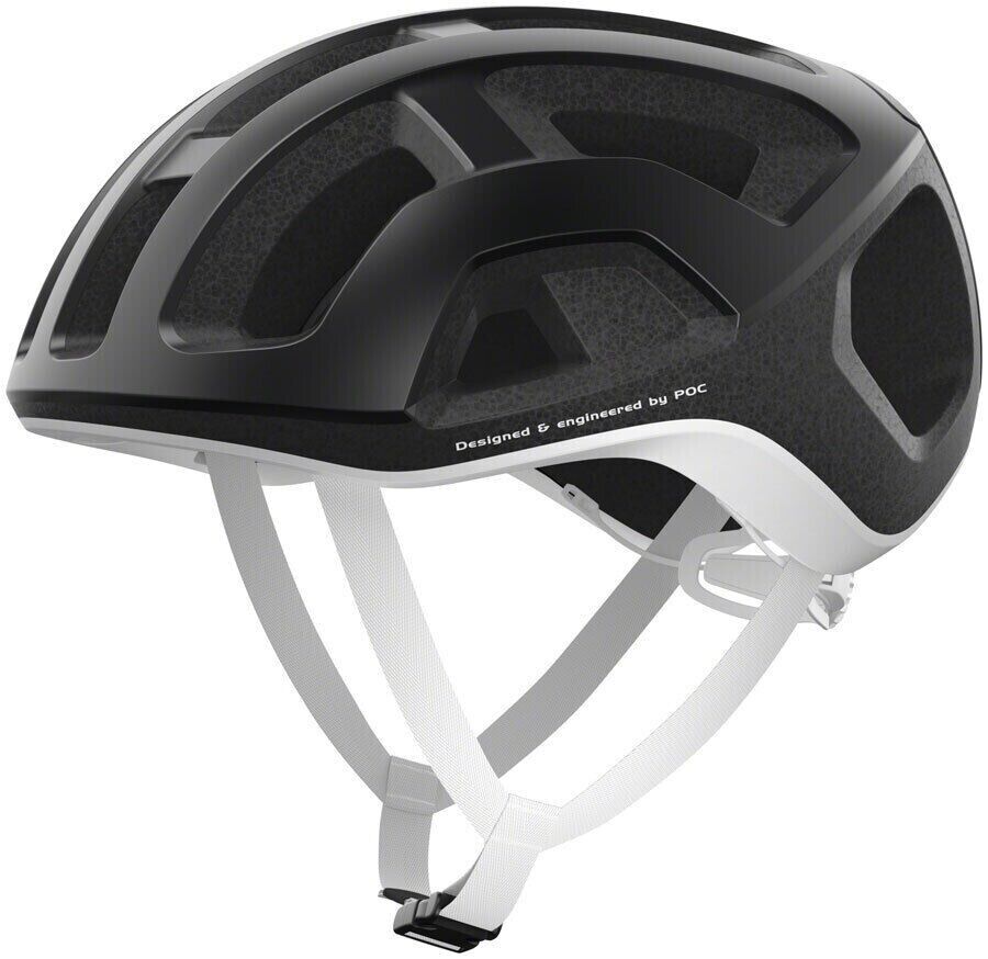 POC Ventral Lite Helmet - Uranium Black/Hydrogen White Matte Medium 54-59