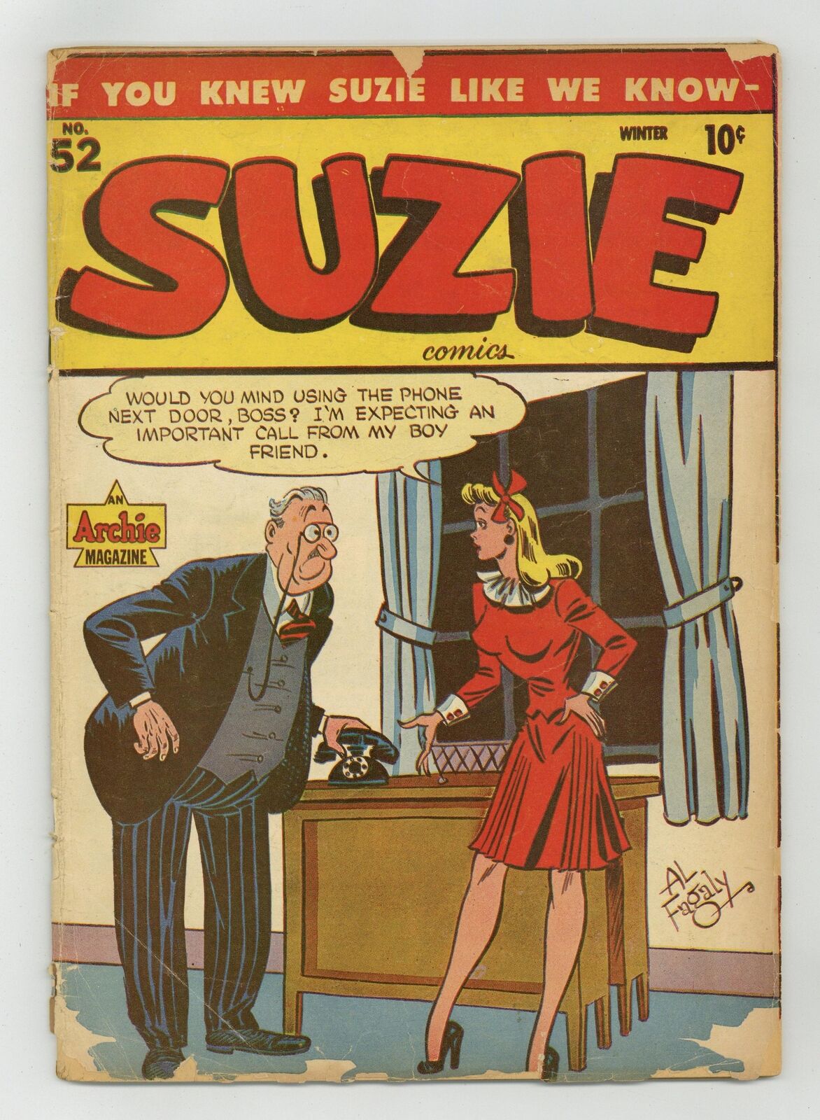 Suzie Comics #52 GD+ 2.5 1945