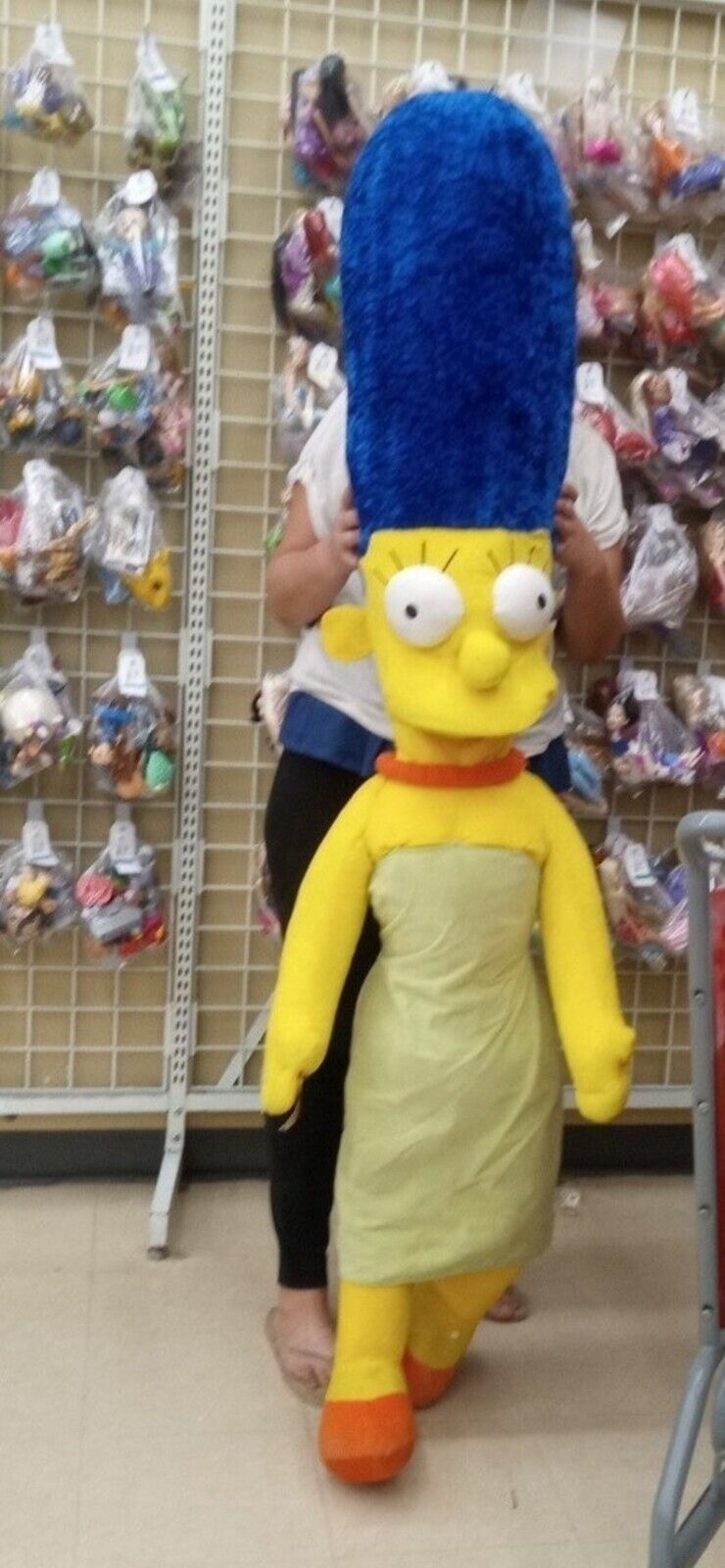 RARE 6 foot tall, Marge Simpson plush. Heavy plush material