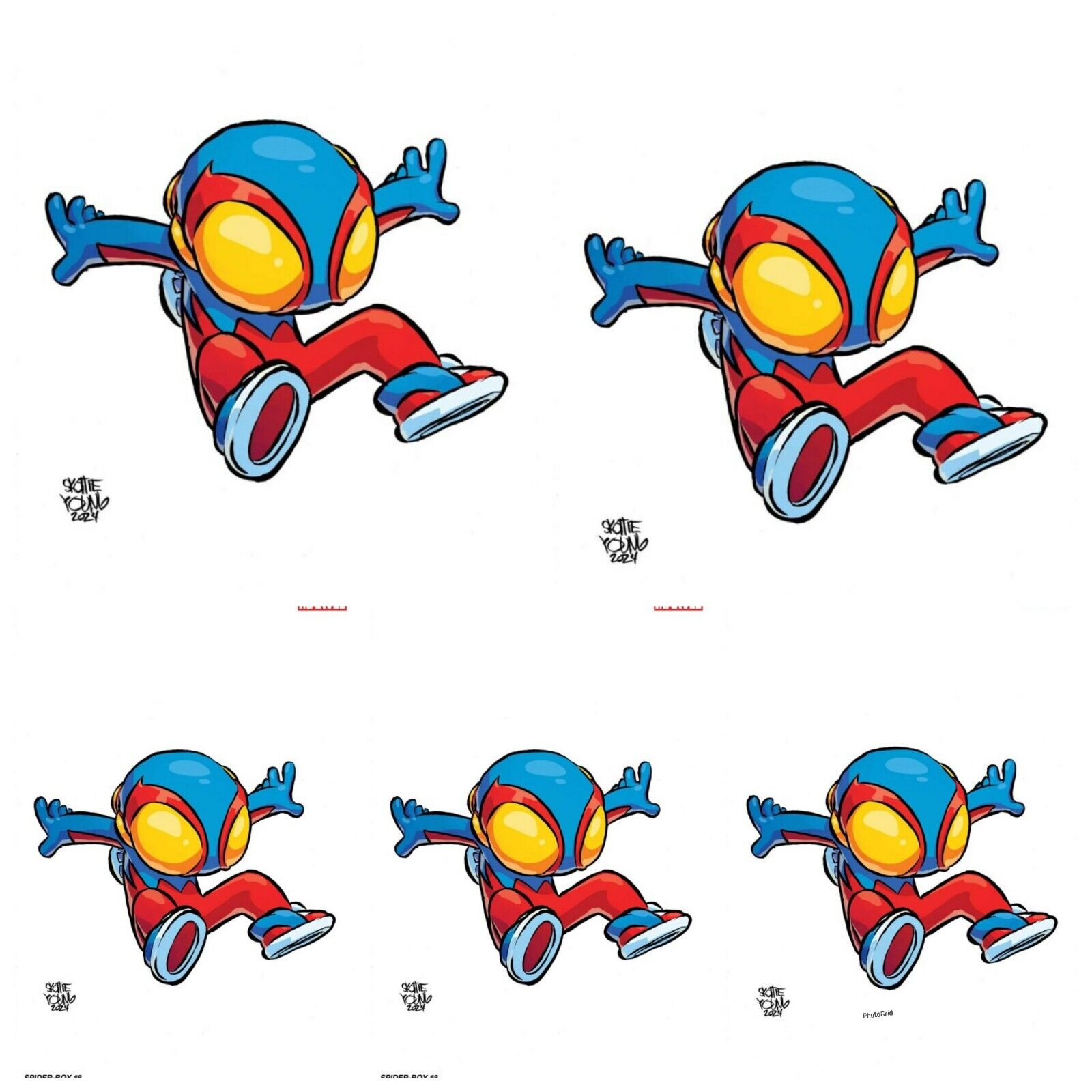 5 Pack Spider-Boy #8 Skottie Young Big Marvel PRESALE 6/12 Marvel 2024