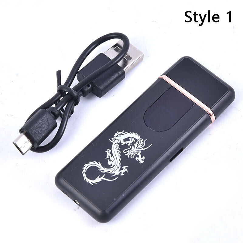 Electric Touch Sensor Cool Lighter USB Windproof lighters Smoking Accessorizo