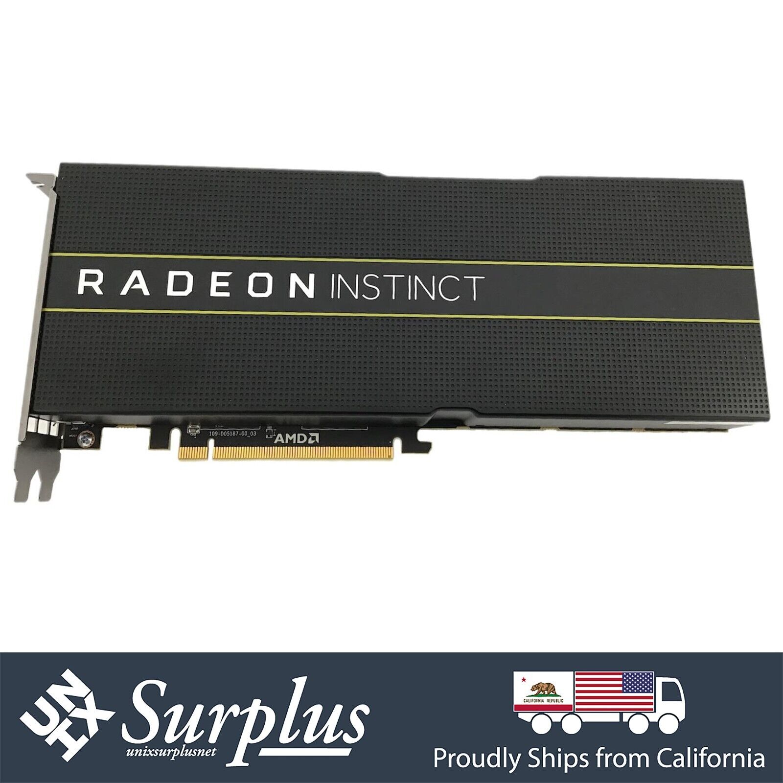 AMD Radeon Instinct MI25 16GB HBM2 GPU AI HPC Accelerator Card 4096c 24.6 TFLOPs