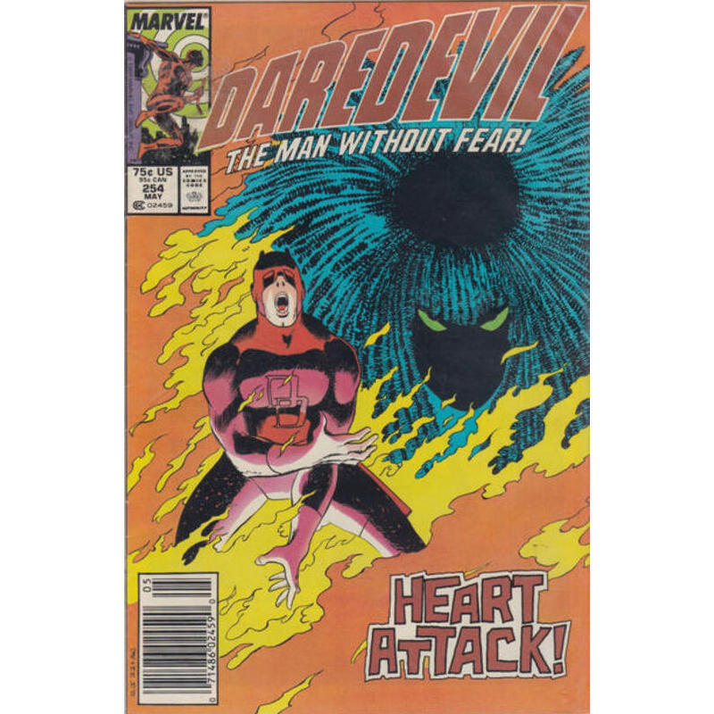 Daredevil (1964 series) #254 Newsstand in VF minus condition. Marvel comics [m\'