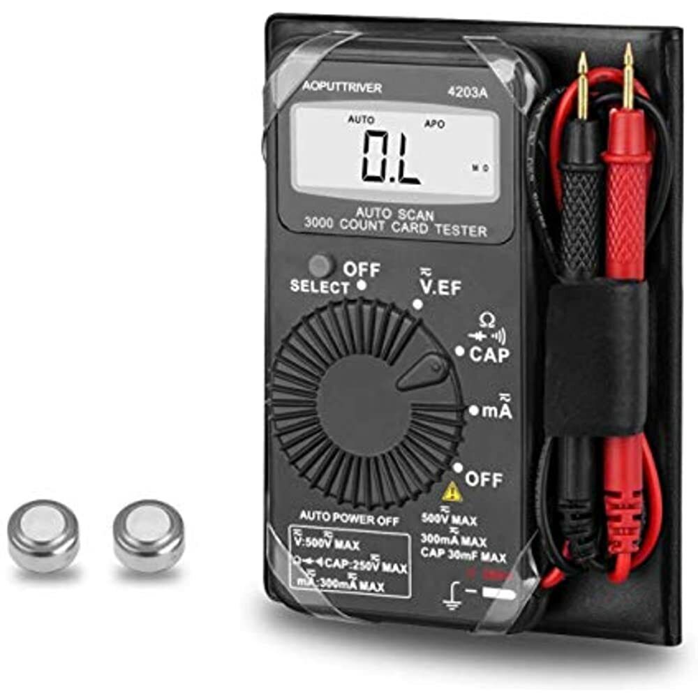 Mini Digital Multimeter 4203A Auto-ranging With AC/DC Voltage, Current, Diode