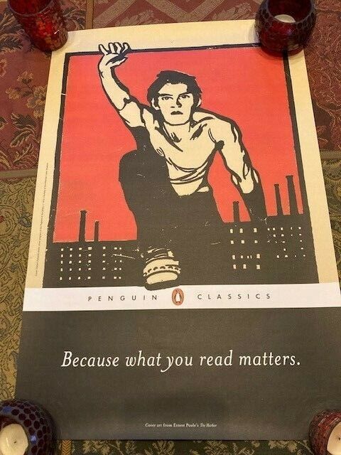 Penguin Classics Book Poster 24” x 16”  Extremely Rare