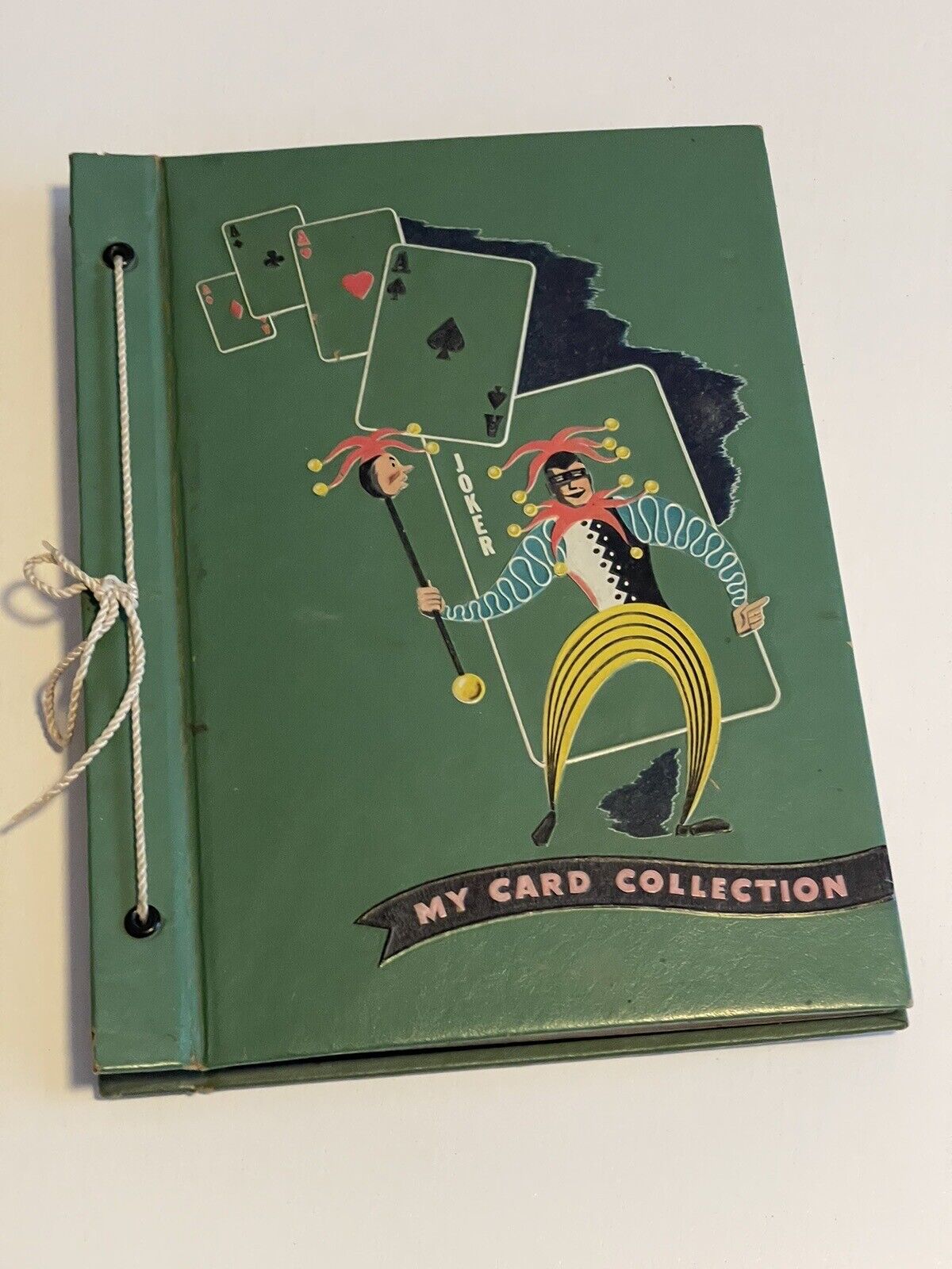 Vintage My Card Collection  playing card album w/175+ cards