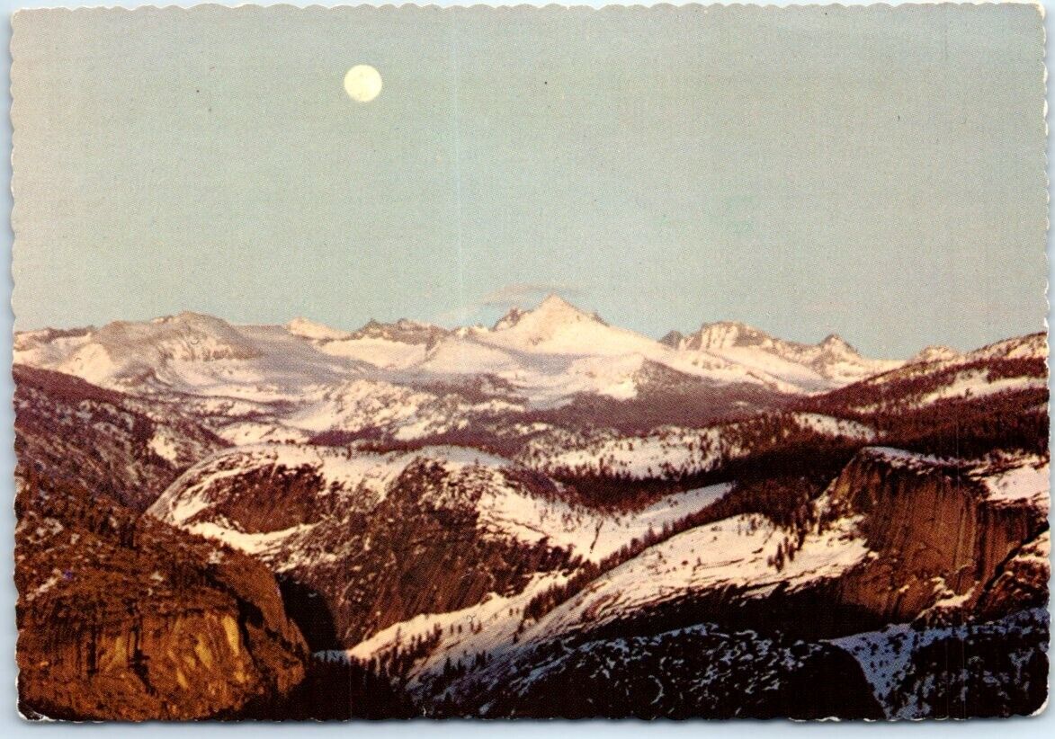 Postcard - High Sierra from Glacier Point, Yosemite National Park, California