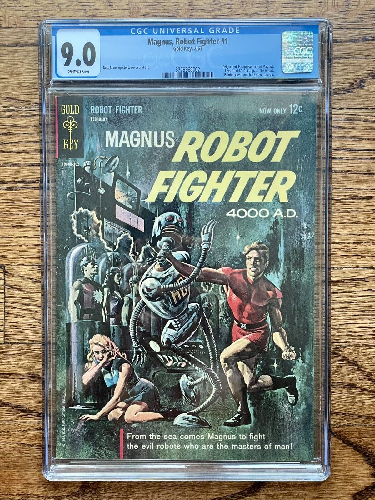 Magnus Robot Fighter #1 CGC 9.0 Gold Key 1963 1st App Magnus Movie