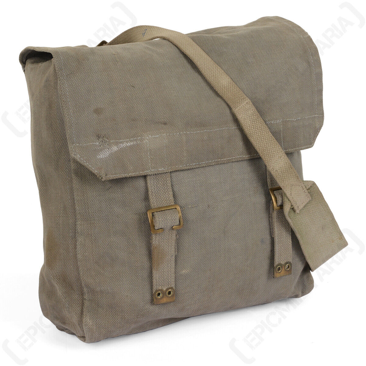 Original British 37 Pattern Large Pack with Strap - RAF Grey Canvas WW2 Type Bag