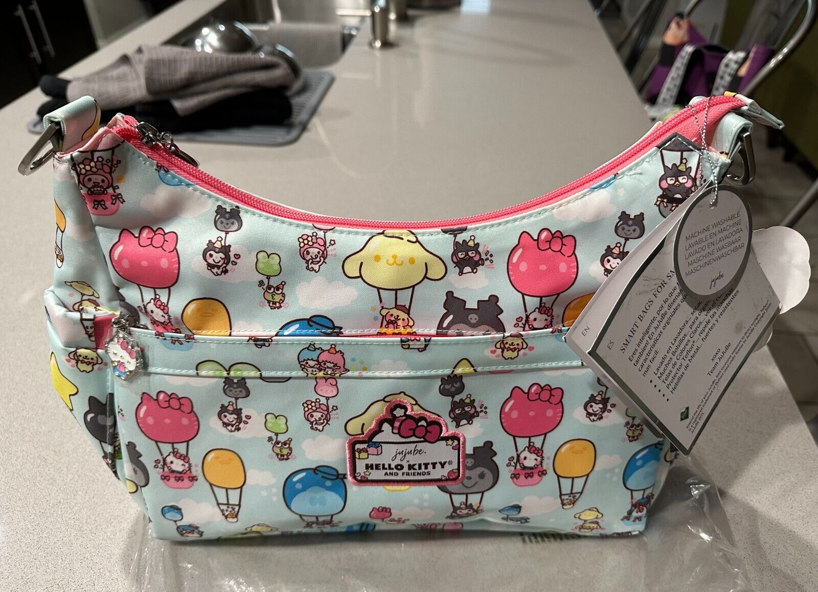 Rare New JUJUBE Sanrio Hello Kitty Hobobe Handbag