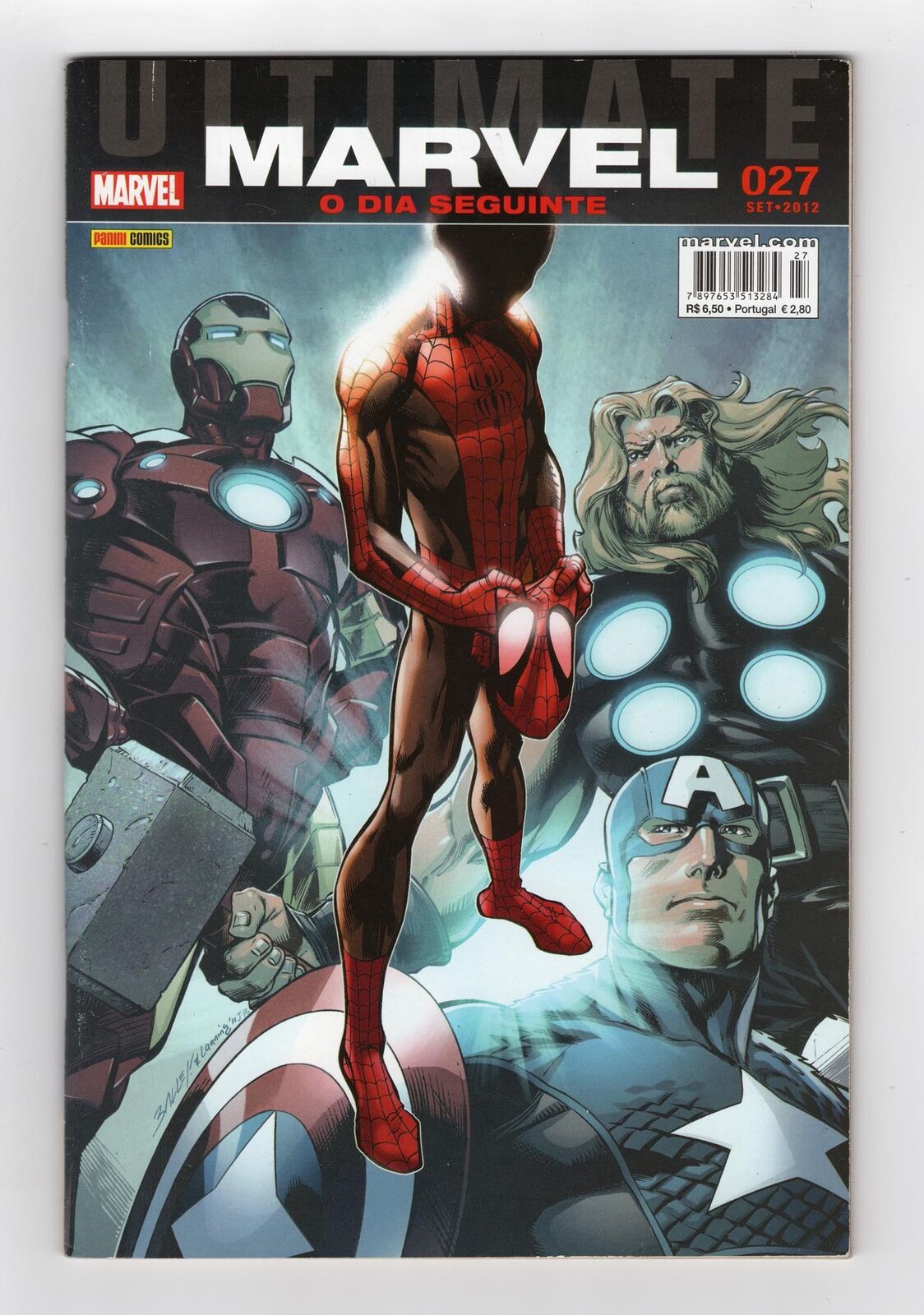 2011 MARVEL ULTIMATE FALLOUT #4 1ST APPEARANCE OF MILES MORALES KEY RARE BRAZIL