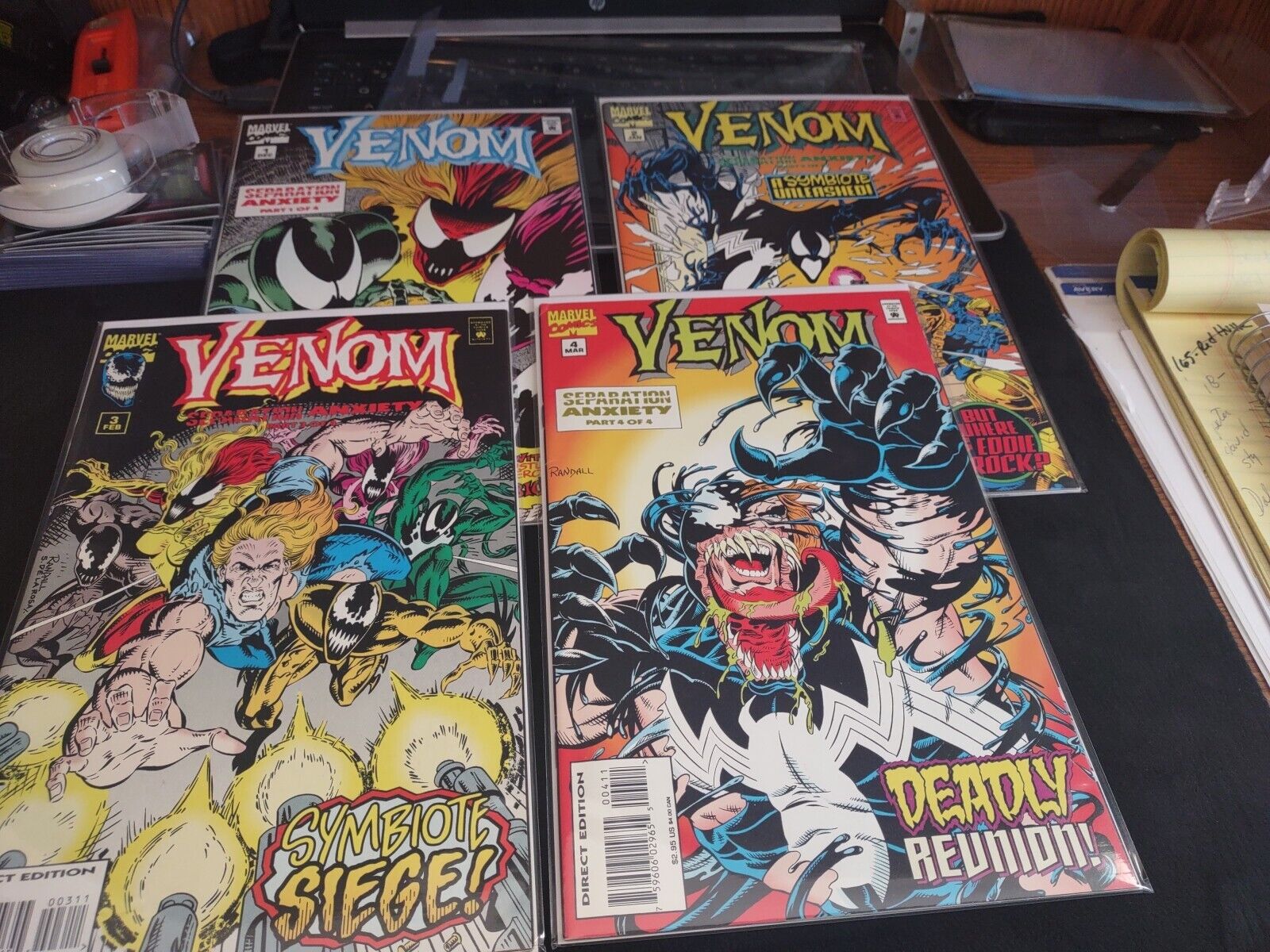 Venom: Separation Anxiety #\'s 1-4 Complete Series/ Look Pics & Read/ DelaRosa...
