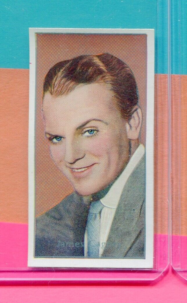 1936 CARRERAS LTD CIGARETTES FILM STARS #39 JAMES CAGNEY TOBACCO CARD