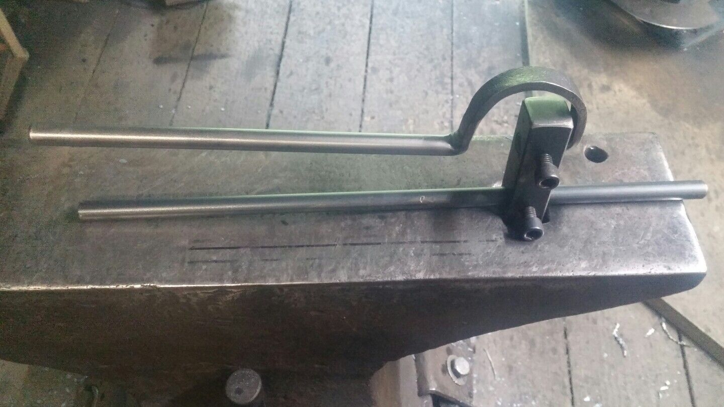Blacksmith Spring Fuller Anvil Hardy vise hammer forge swage tool 