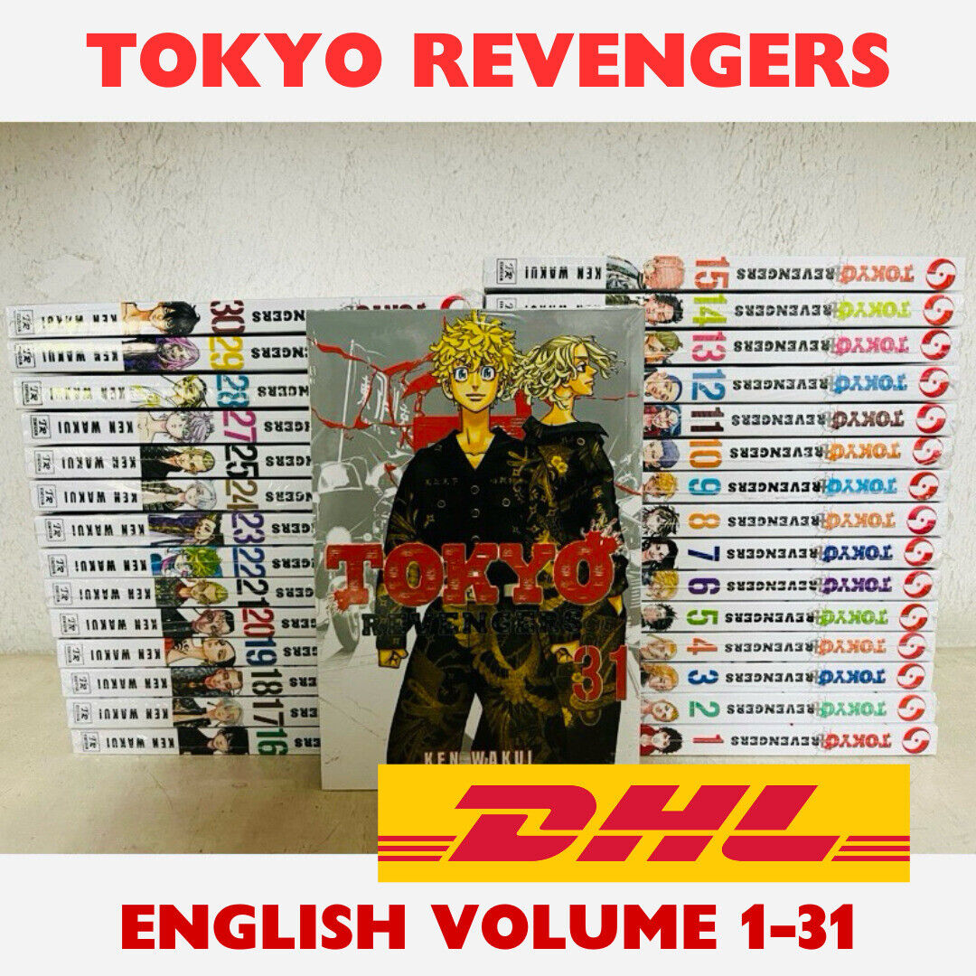 TOKYO REVENGERS Ken Wakui Comic Manga Volume 1-30 Full Set English  EXPRESS