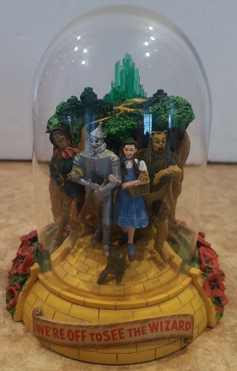 Franklin Mint Wizard of Oz We\'re Off to See The Wizard 1994 Music Box Limited 