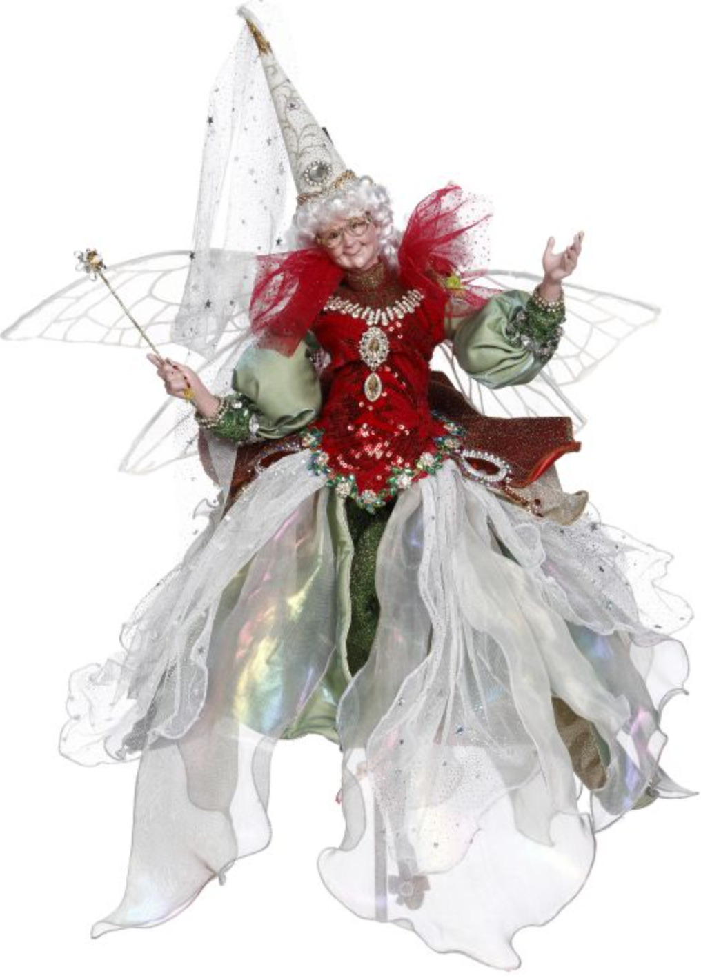 Mark Roberts 2020 Collection Fairy Godmother, RED 29'' Figurine Limited Edition
