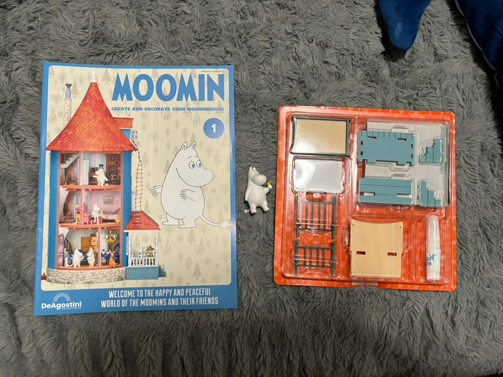 NEW SEALED Moomin House DeAgostini Collectible Miniature Kits #0-9 BUNDLE