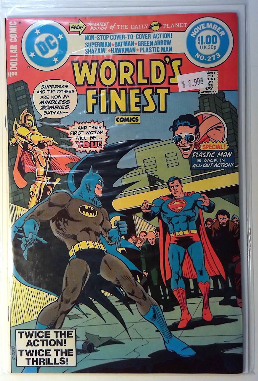 World\'s Finest Comics #273 DC Comics (1981) Superman Batman 1st Print Comic Book