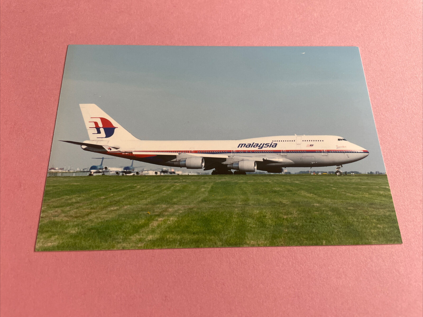 Malaysia Airlines Boeing 747-400 9M-MPC colour photograph