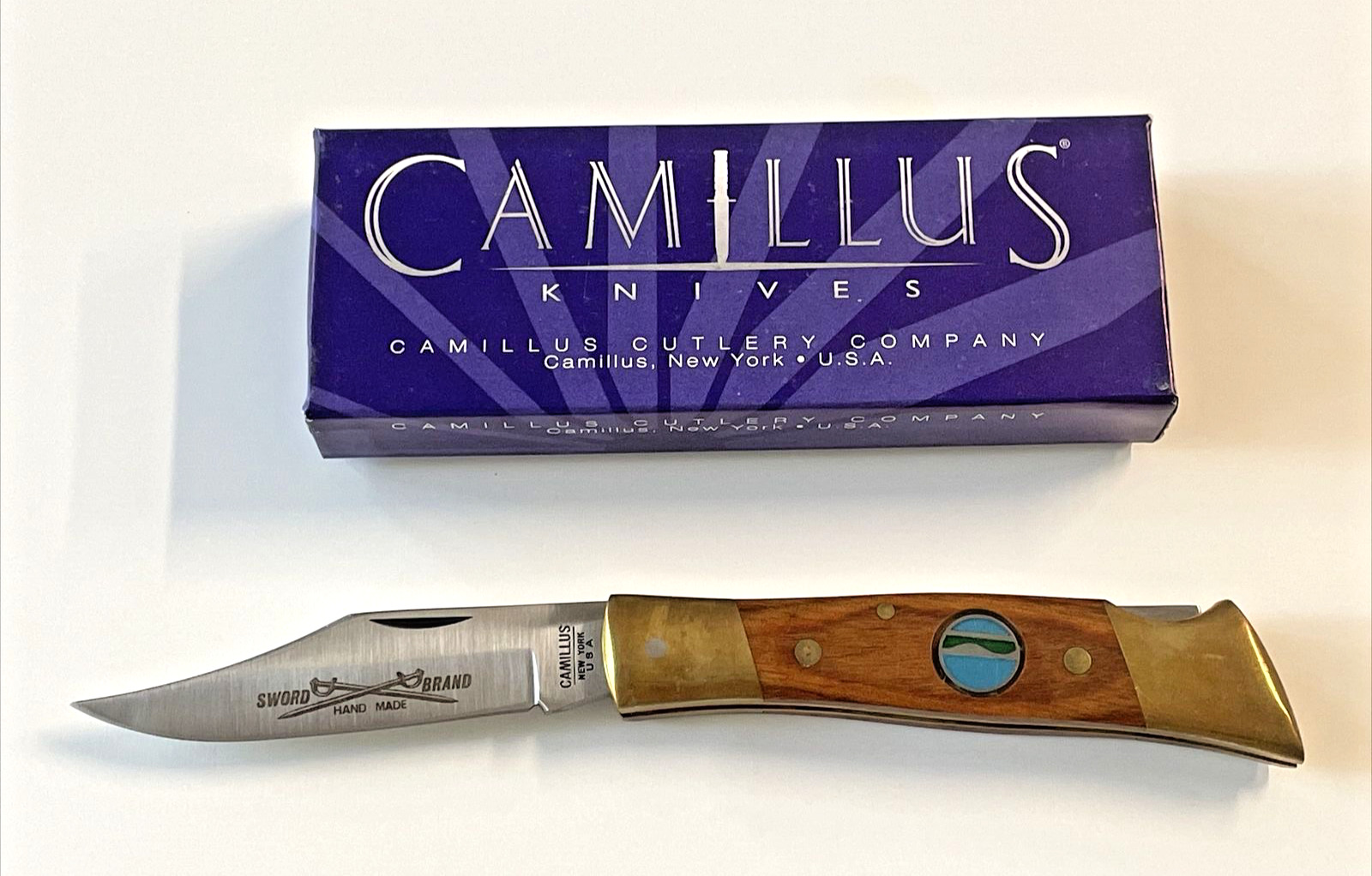 Camillus Sword Brand Handmade Model 4 Folding Knife New York USA 1980's