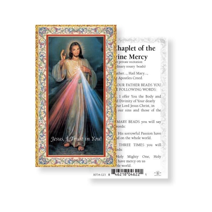 Divine Mercy Holy Card (10-pack) with Two Free Bonus Cards