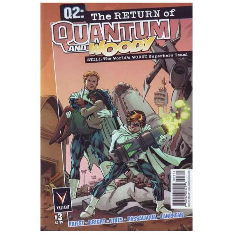 Q2: The Return of Quantum and Woody #3 in NM minus condition. Valiant comics [o%