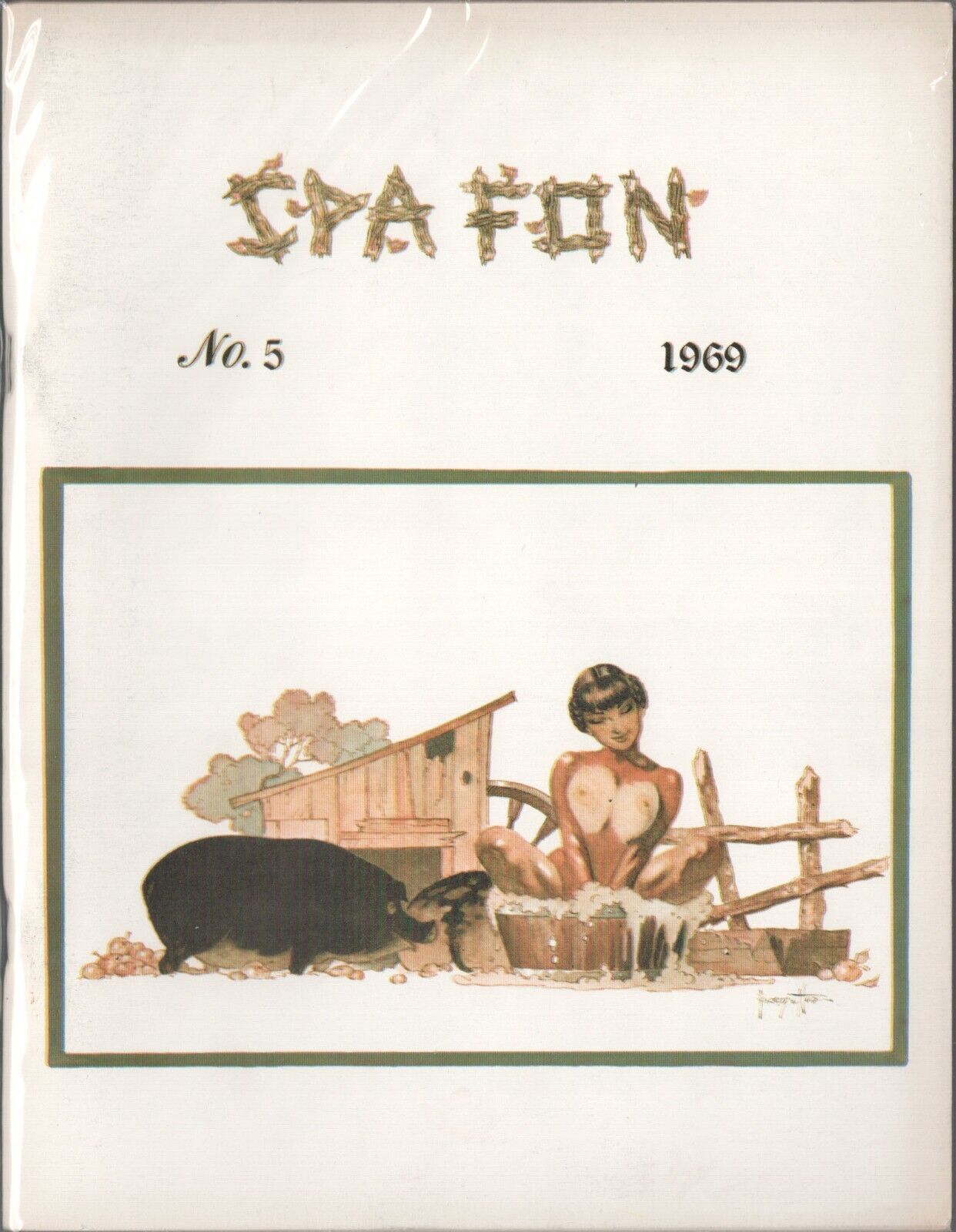 SPA FON #5 1969 EC Comics Fanzine Frazetta Williamson - Very Good to Fine