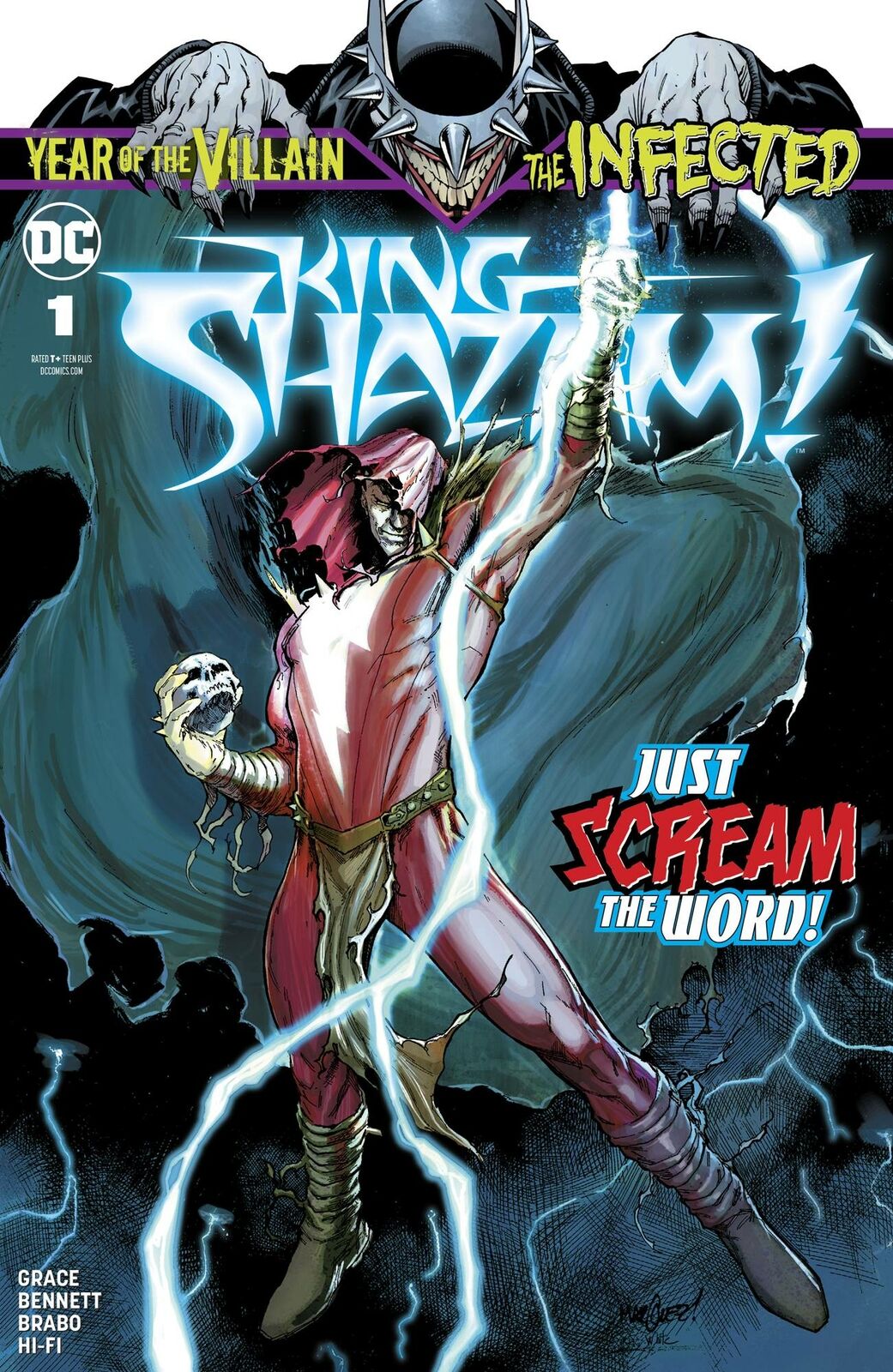 Infected King Shazam | Scarab | Deathbringer | Commissioner #1 DC Comics 2019