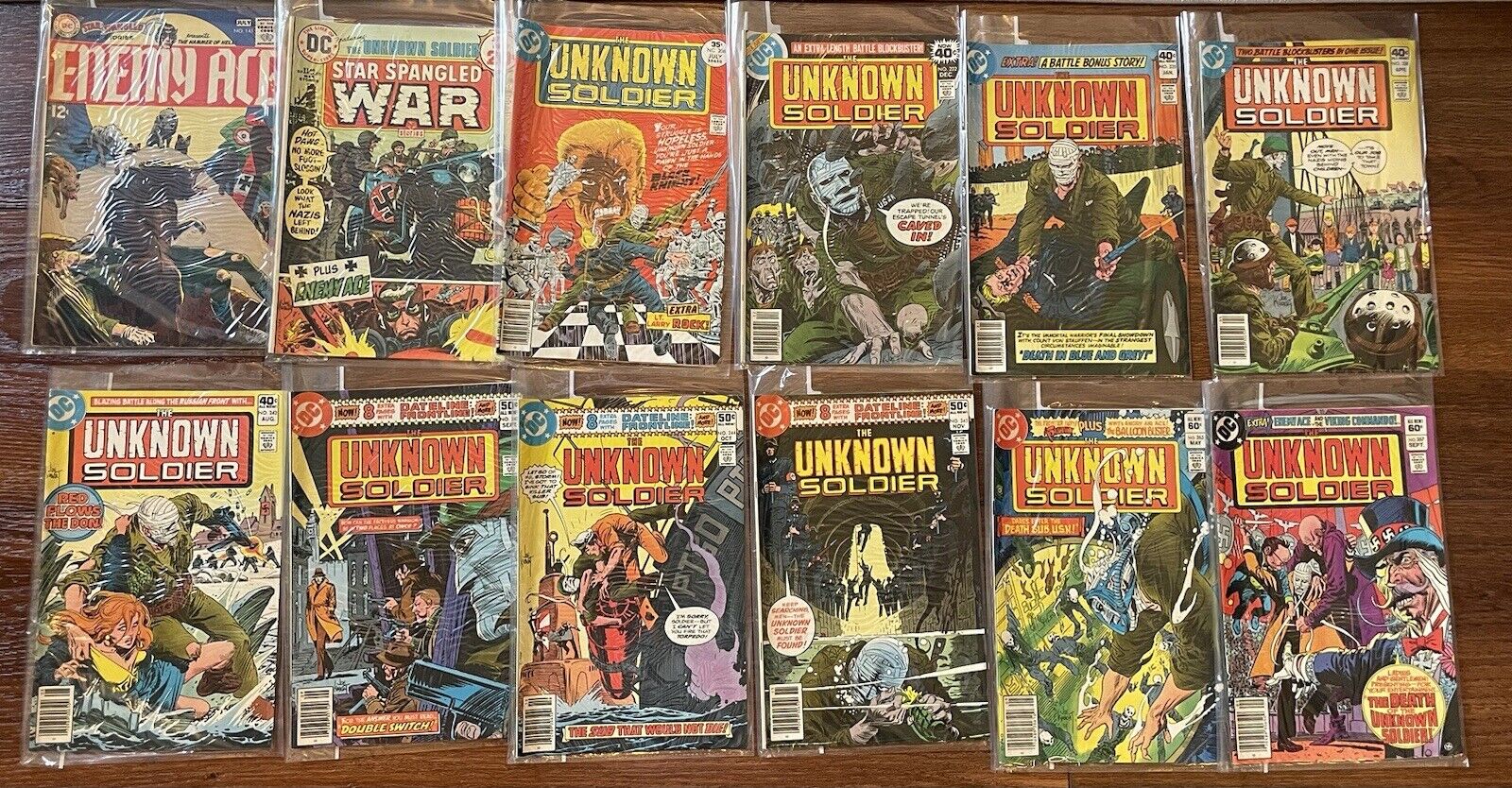 The Unknown Soldier - 1974-1982 COMIC BOOK LOT  Enemy Ace/ Star Spangled War