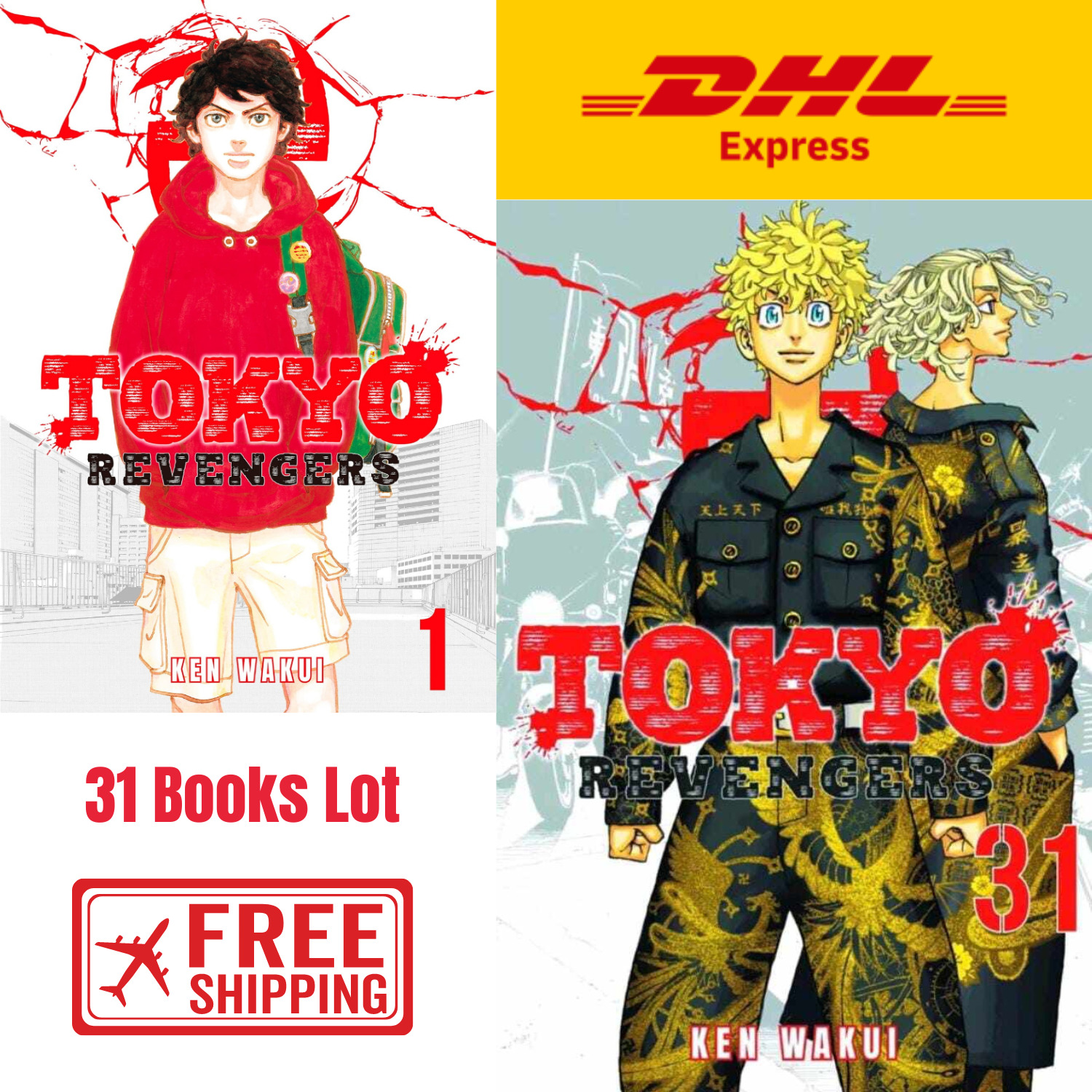NEW Tokyo Revengers Manga English Comic Vol. 1 - 31 Factory Sealed 