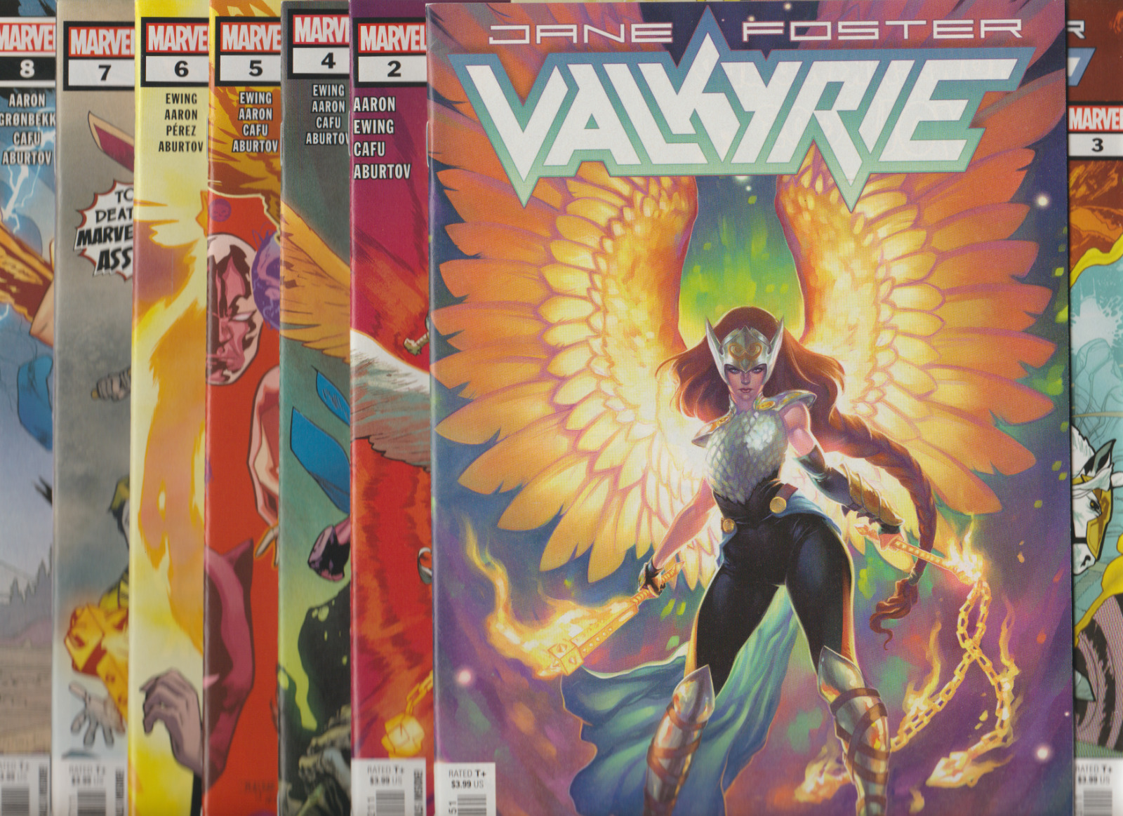 VALKYRIE JANE FOSTER #1 2 3 4 5 6 7 8 (2019) LOT VARIANT SOLO SERIES W/ 1ST APP
