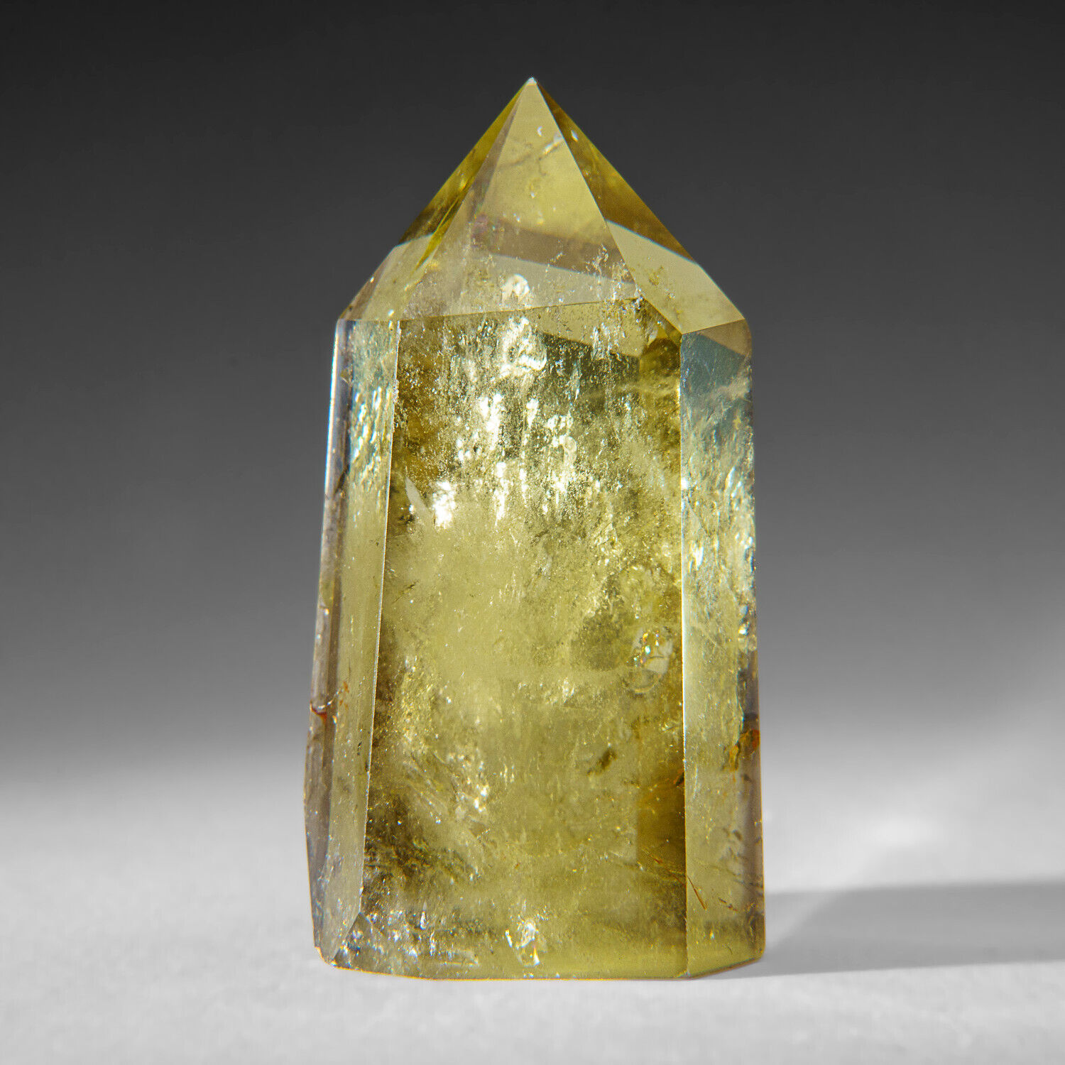 Genuine Citrine Crystal Point from Brazil (123 grams)