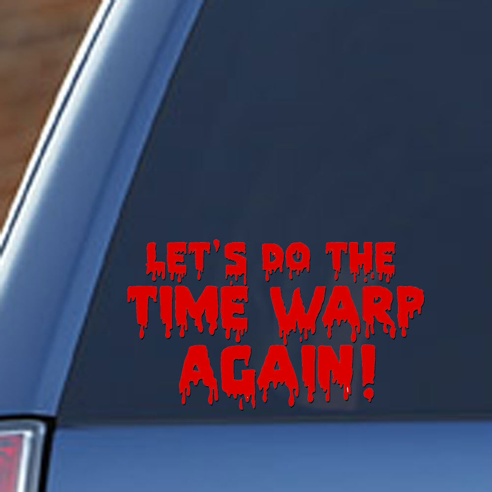 Rocky Horror Picture Show - Let's Do The Time Warp Again Classic Red Vinyl Decal