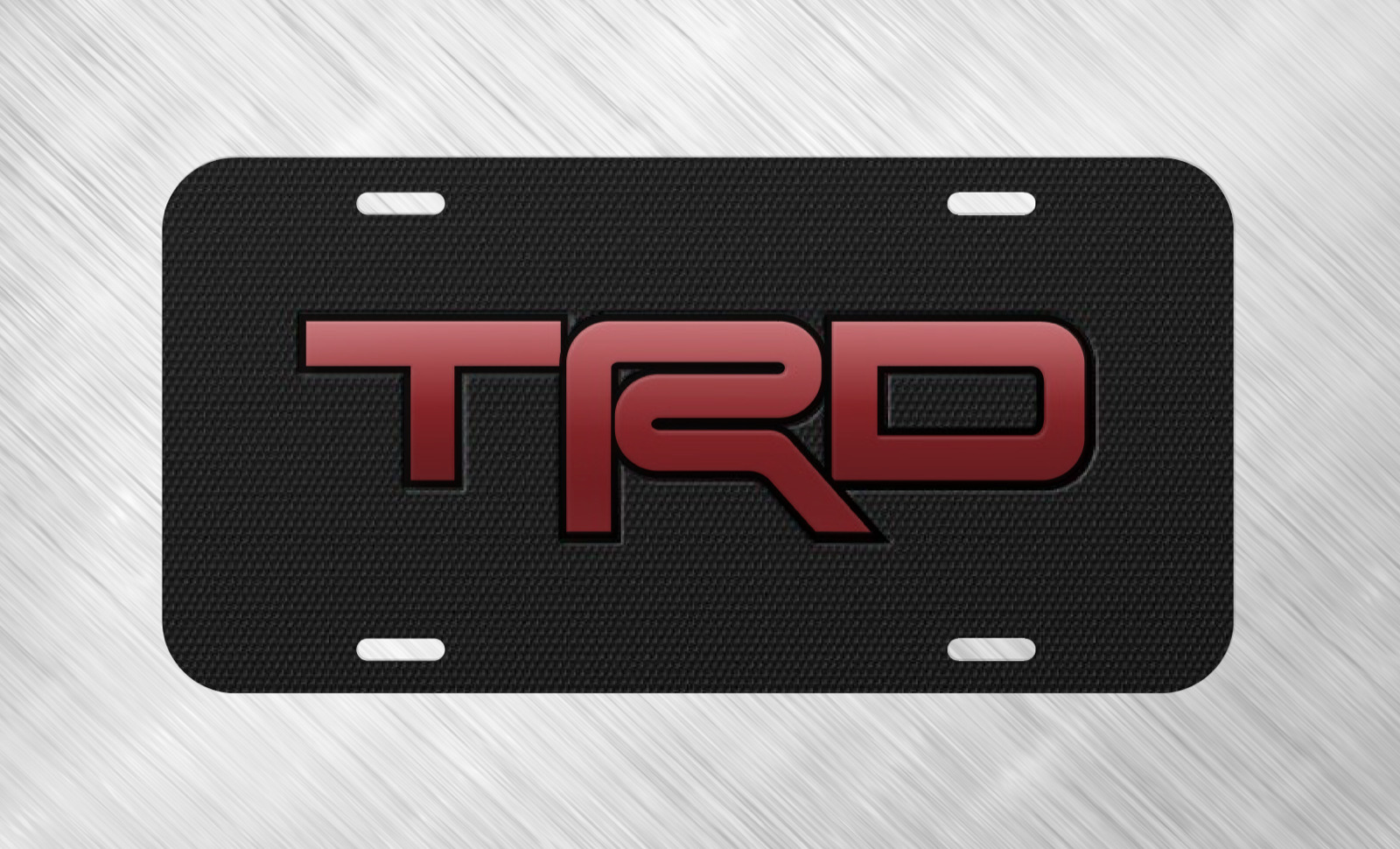 New For Toyota TRD Racing Development License Plate Auto Car Tag  
