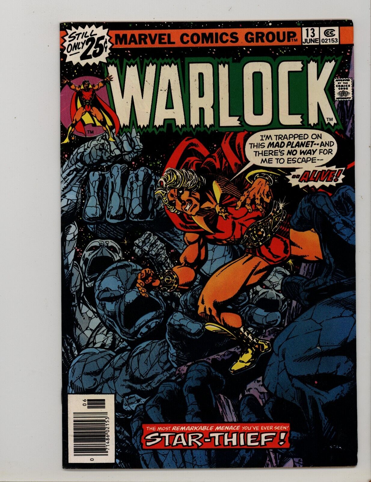 Warlock 13 F Fine Star-Thief 1976