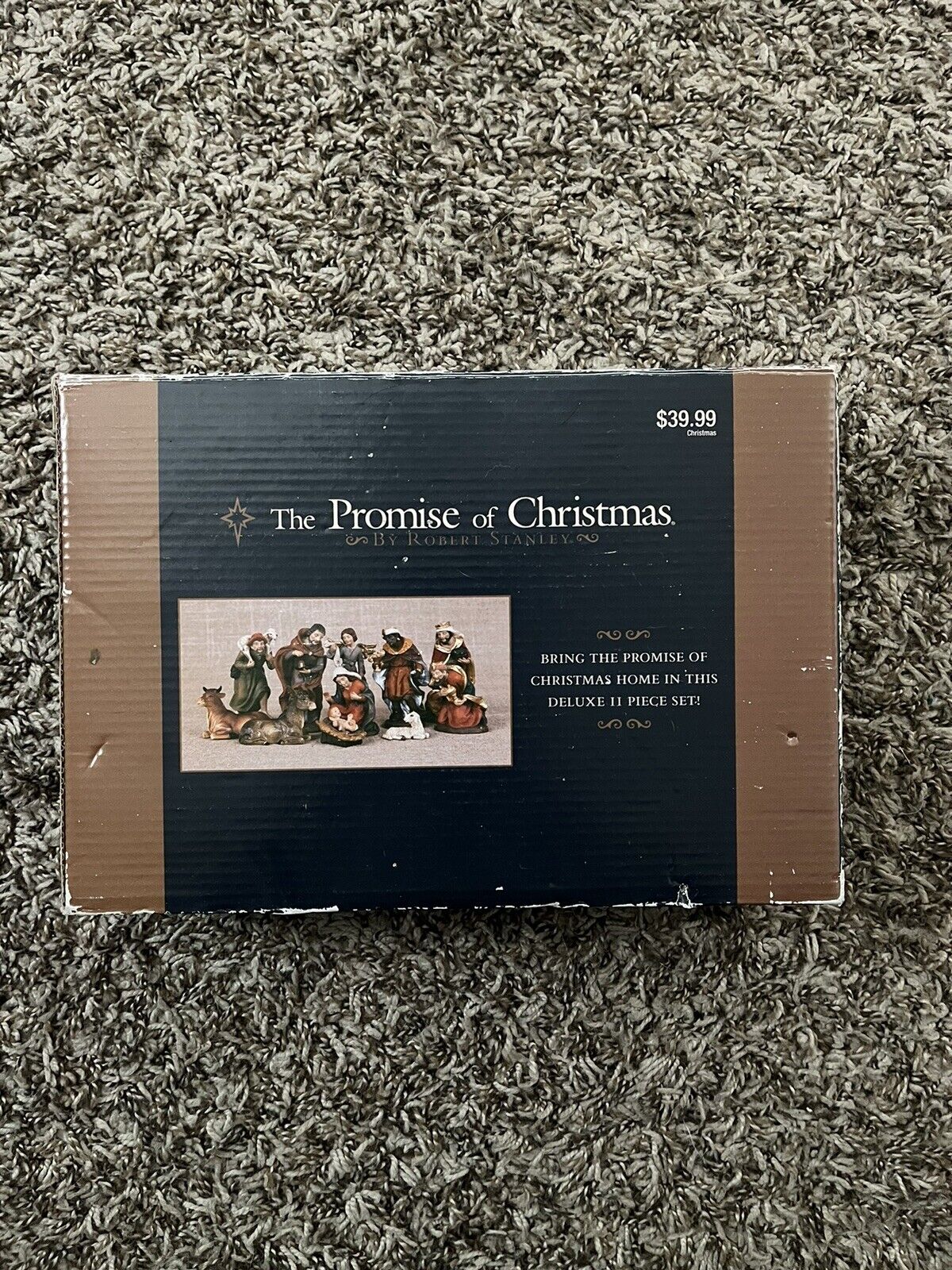 Brand New The Promise of Christmas Nativity Scene by Robert Stanley 11 piece set