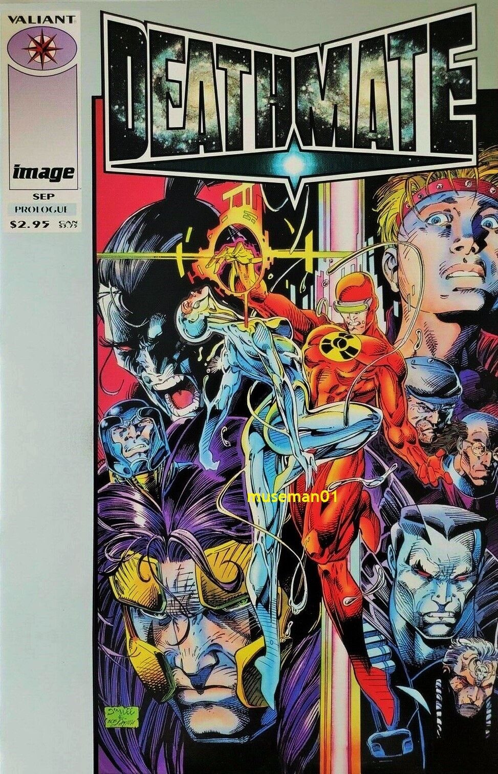 1993 DEATHMATE PROLOGUE ~ Silver Foil Cover ~ Image / Valiant ⊱9.6 NM+ ~ @LOOK@