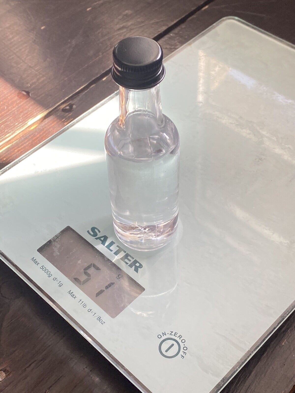 1 Large Deuterium Oxide Heavy Water Bottle 50 Grams