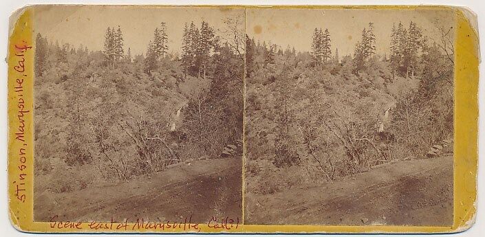 CALIFORNIA SV - Marysville Scenery - Stinson 1860s RARE