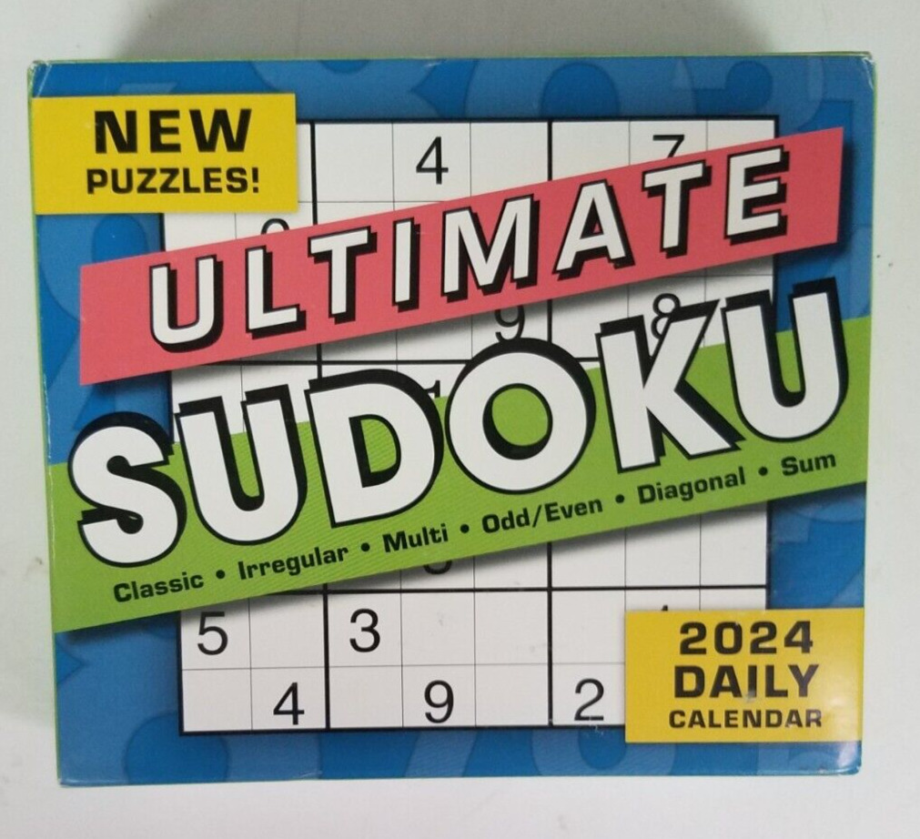 Sellers Publishing,  Ultimate Sudoku 2024 Desk Calendar