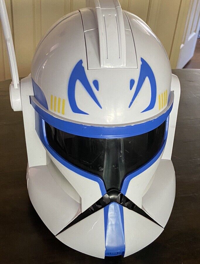 Star Wars Captain Rex Clone Trooper Electronic Talking Helmet Sounds Work Great