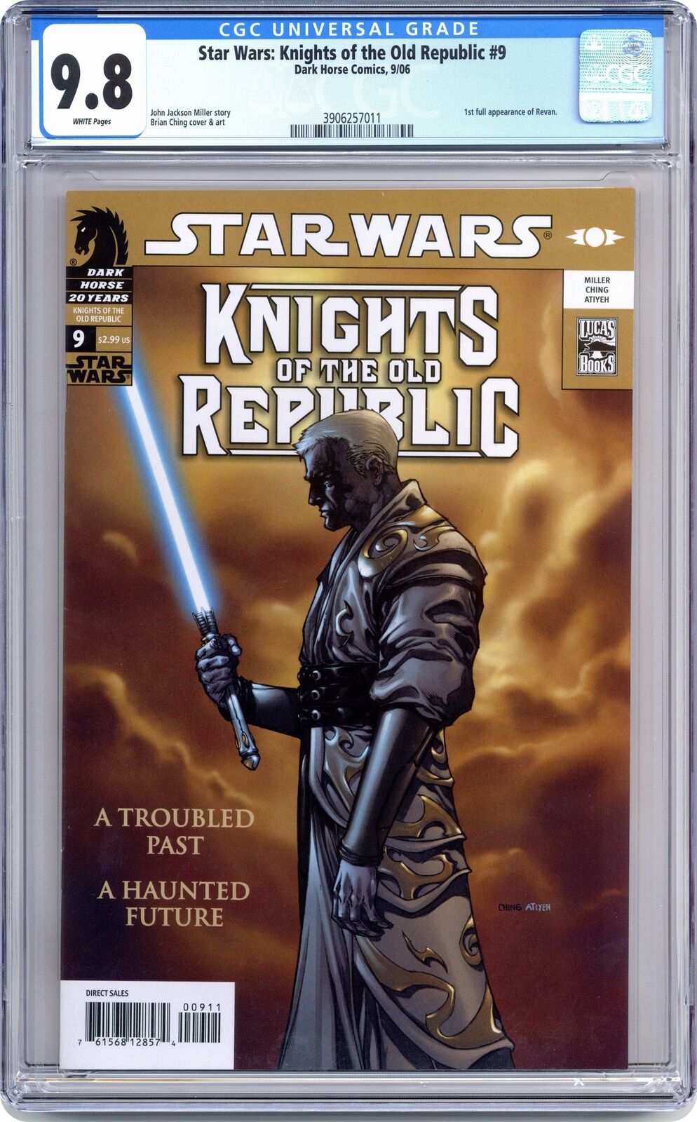 Star Wars Knights of the Old Republic #9 CGC 9.8 2006 3906257011 1st app. Revan