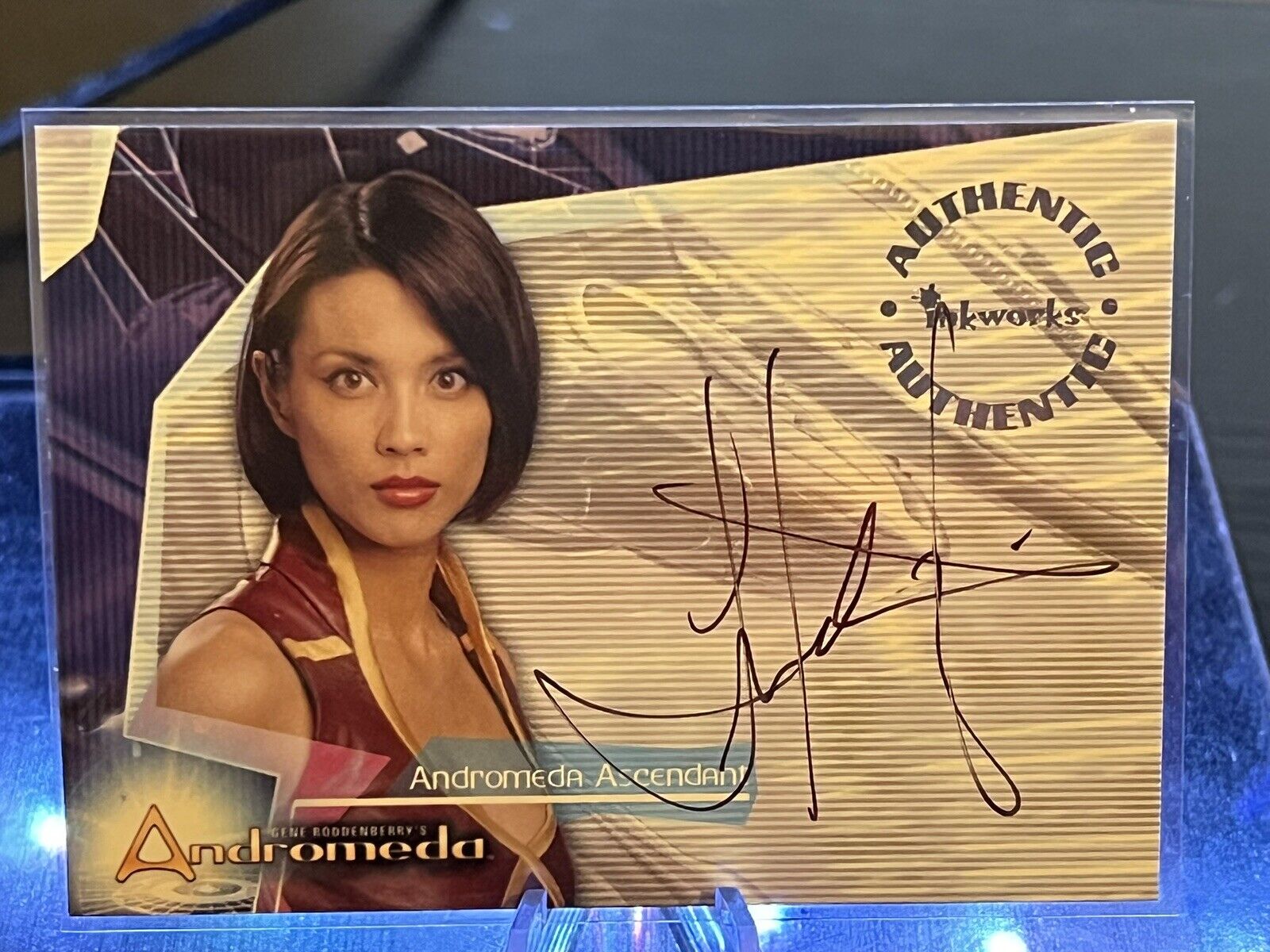 Andromeda Lexa Doig as Ship Ai autograph card