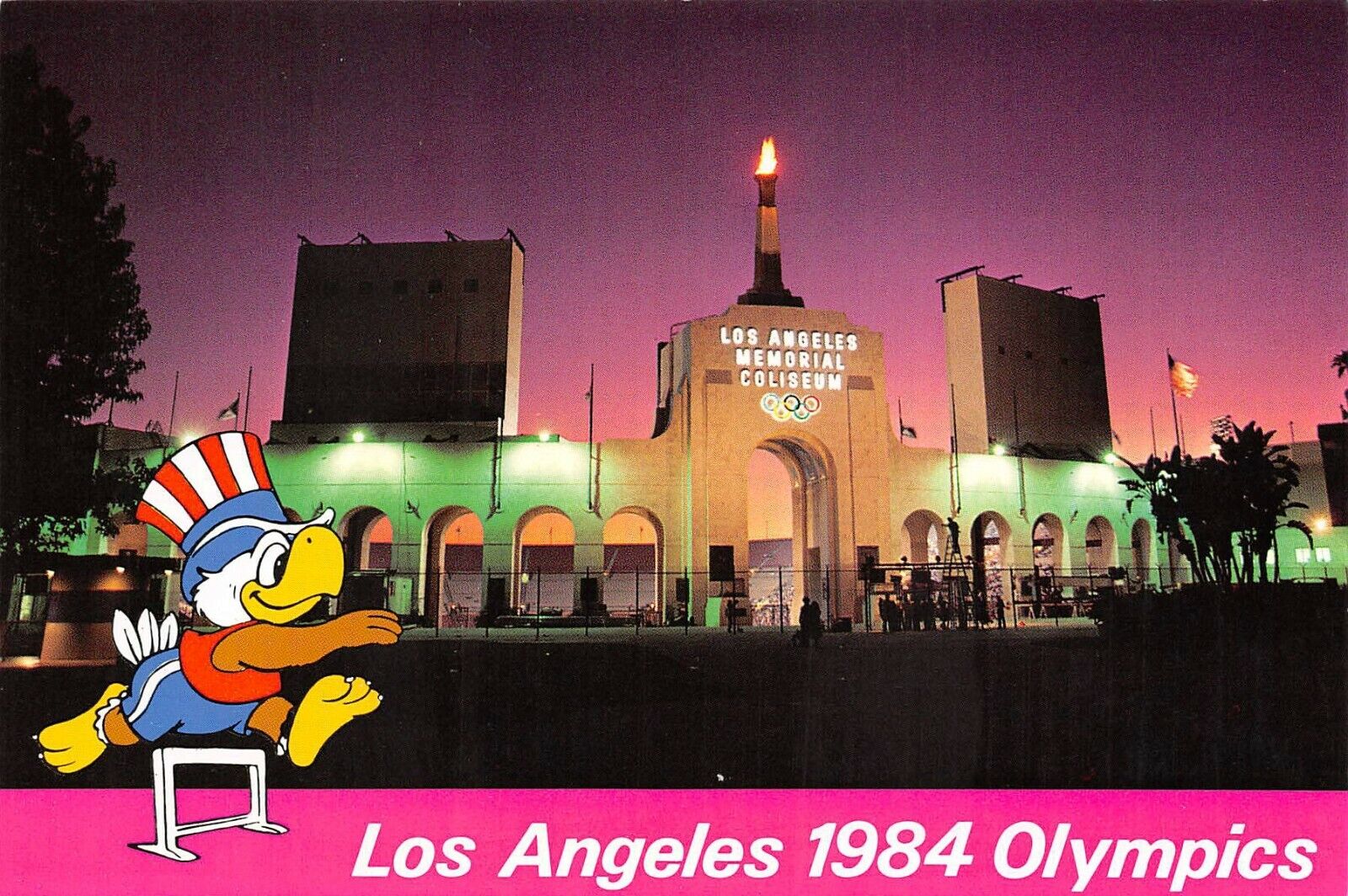 C8205 Los Angeles 1984 Olympics Memorial Coliseum Track & Field - Continental PC